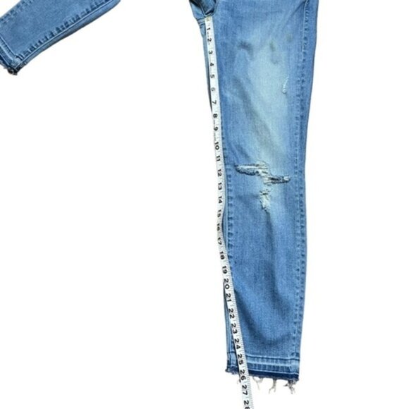 Mother The Looker Undone Hem Looker Crop Ankle Jeans Women Size 25 - Picture 7 of 11